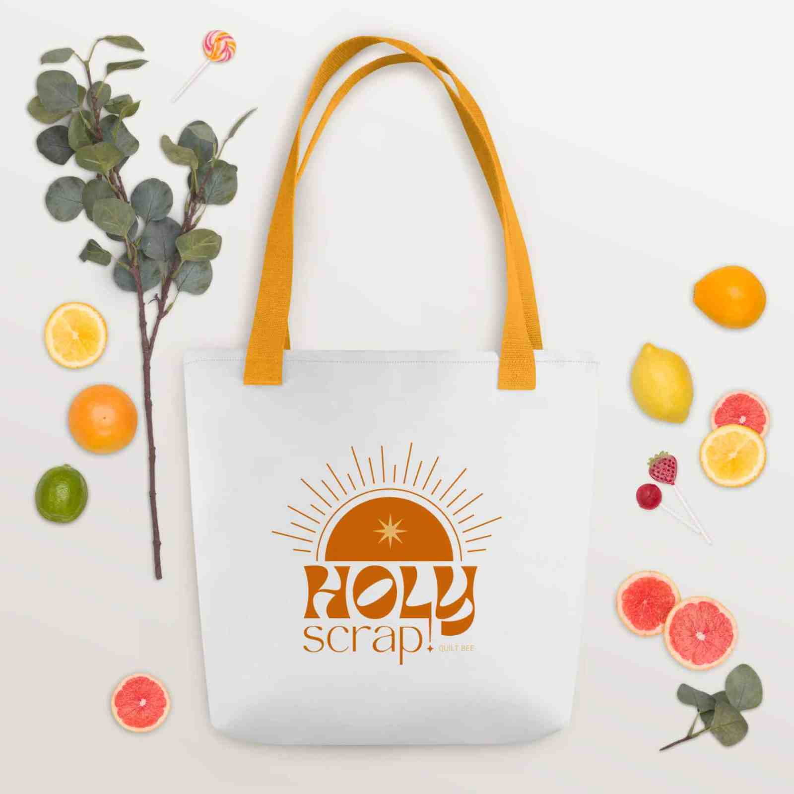 Holy Scrap! Tote Bag for Quilt Bee Goers