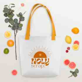 Holy Scrap! Tote Bag for Quilt Bee Goers