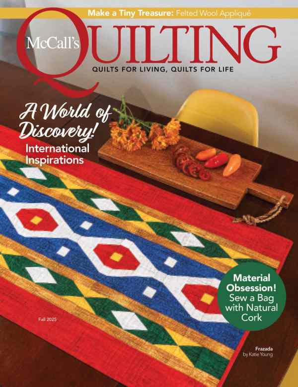 mccalls quilting fall 2025